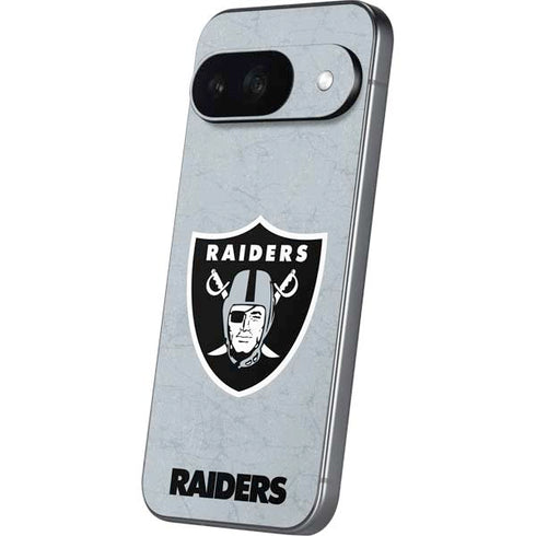 NFL Las Vegas Raiders - Alternate Distressed Google Pixel 9 Skin
